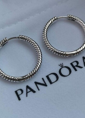 Pandora charm halka küpe 