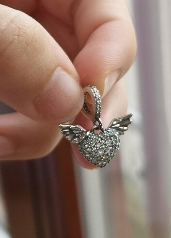 Beden çeşitli Renk Pandora melek kanadı charm