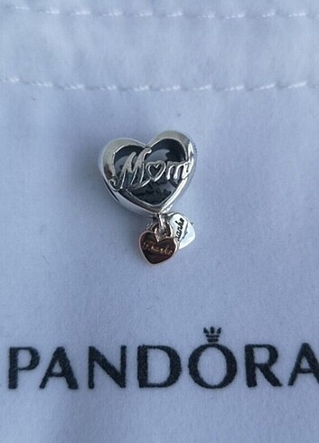 Pandora mom anne kalpli charm - Görsel 8