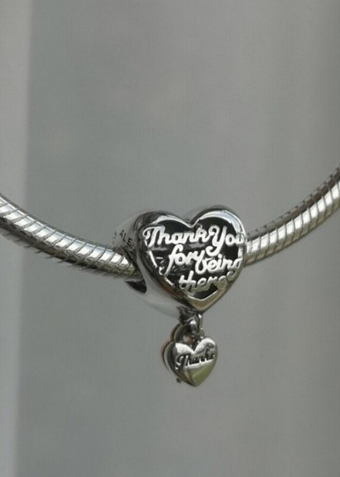 Pandora mom anne kalpli charm - Görsel 5