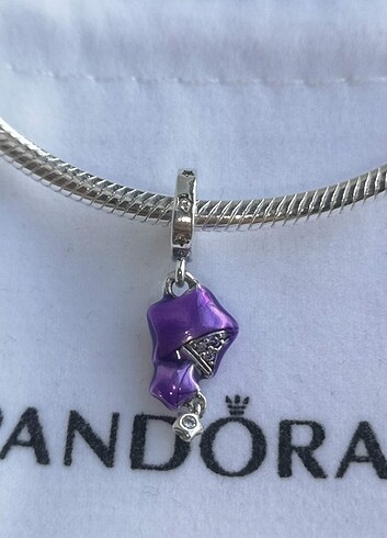 Pandora mor ışıltılı yıldızlar charm - Görsel 2