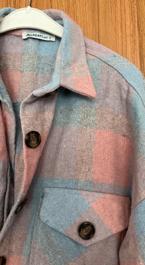 Bohem Mini Yün Gömlek - Görsel 3