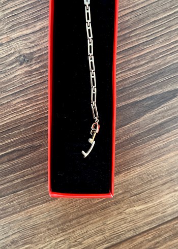 Zincir Detaylı Vintage Altın Bileklik - Görsel 2