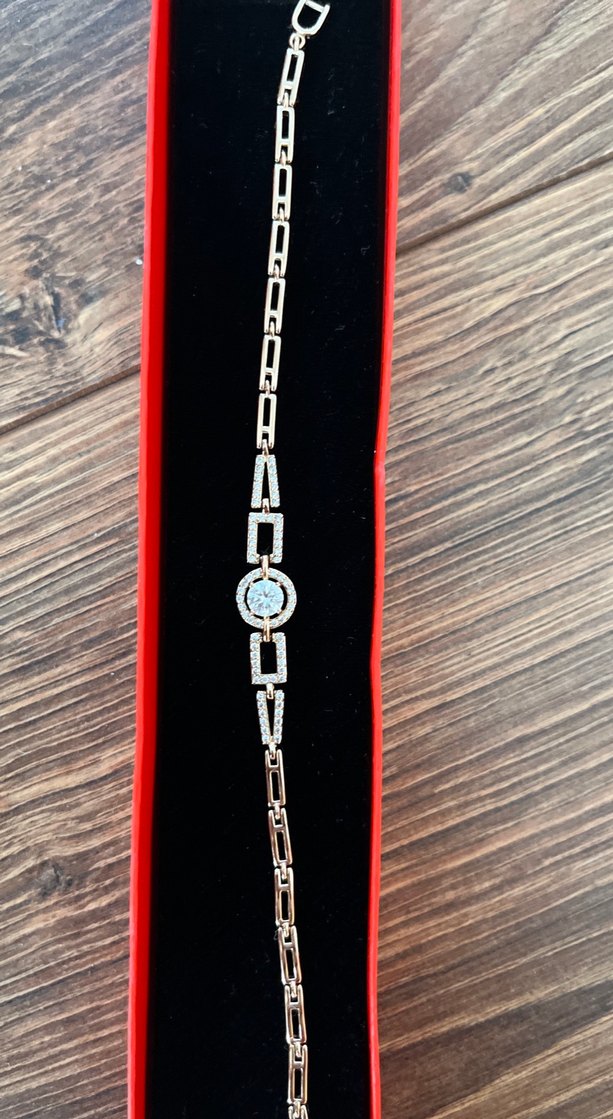 Zincir Detaylı Vintage Altın Bileklik - Görsel 3