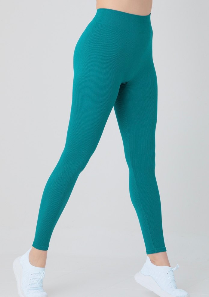 Mint yeşili rahat kalıp tayt - Görsel 2