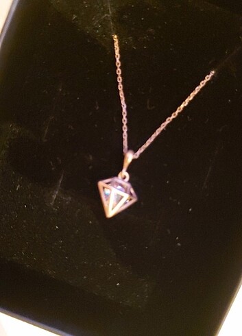 Beden 925 Ayar Rose gold Mistik Topaz Kolye
