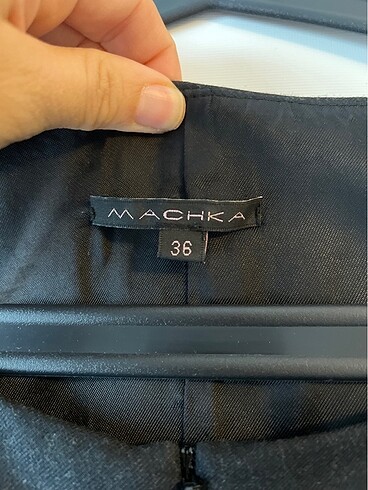 s Beden gri Renk Machka elbise