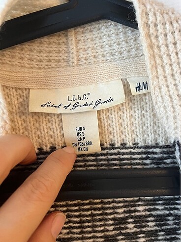 s Beden H&M yün yelek ceket