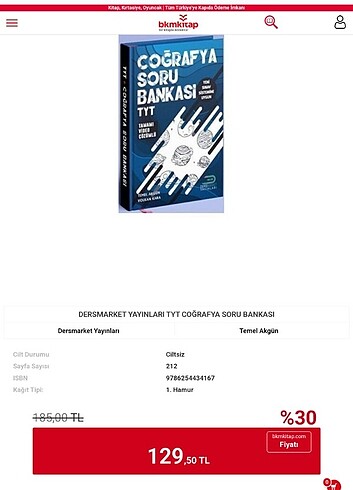 Ders market tyt coğrafya 