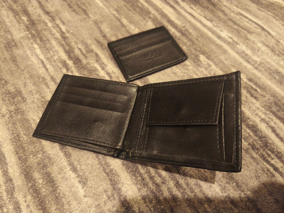 BOSS Hugo boss Siyah Erkek Cüzdan ve Kartlık Seti - Görsel 5