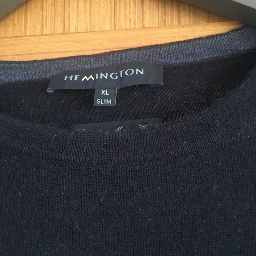 Lacivert Bohem Tarzı Erkek Triko Kazak - Görsel 2