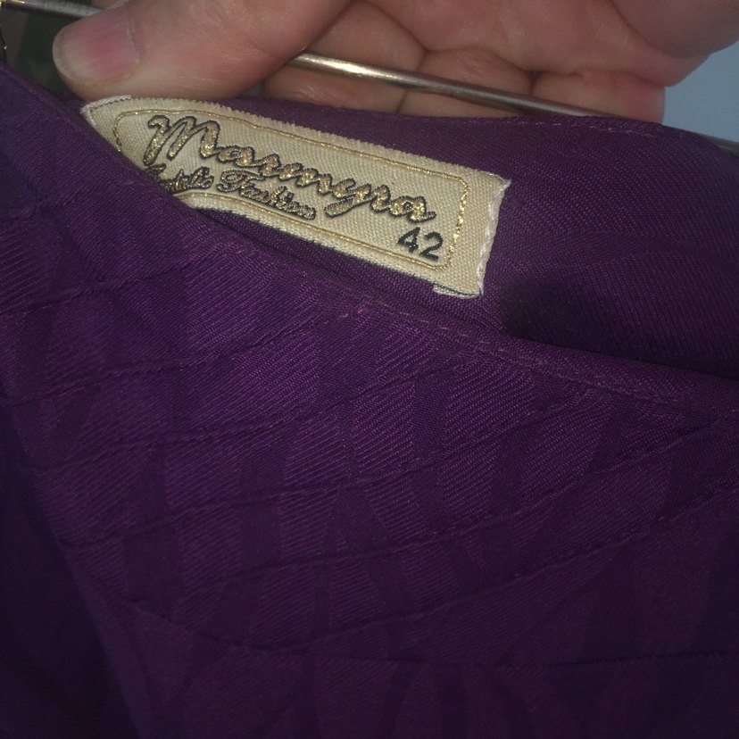 Mor Uzun Drapeli Kadın Etek - Görsel 2