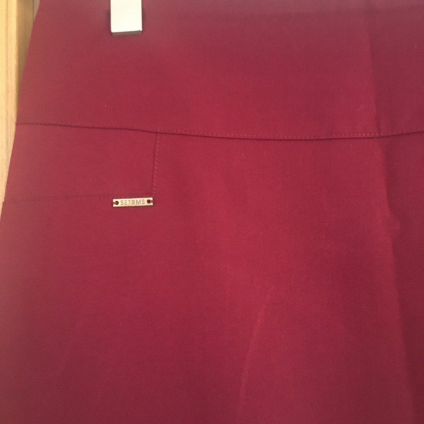 Bordo Uzun Kadın Etek - Görsel 3