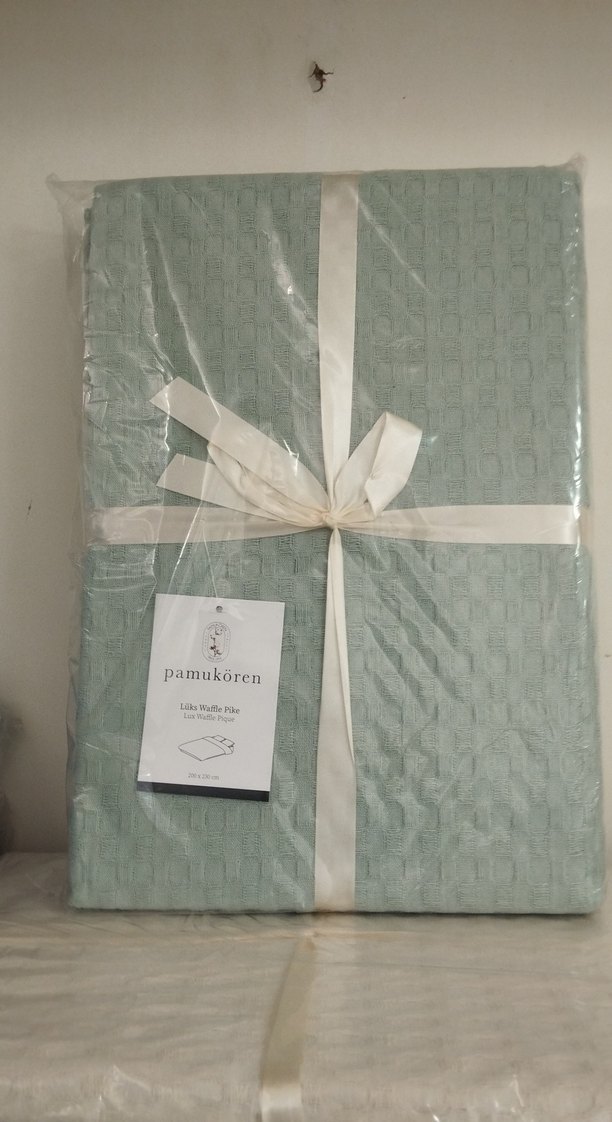 Bohem Tarzı Pastel Renkli petek pikeler - Görsel 3