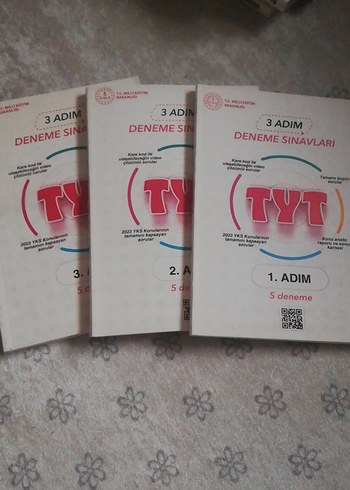 3 Adım TYT Deneme Sınavları Seti 5 Deneme