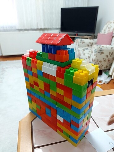 Çok parçalı lego ahşap oyuncaklar - Görsel 8