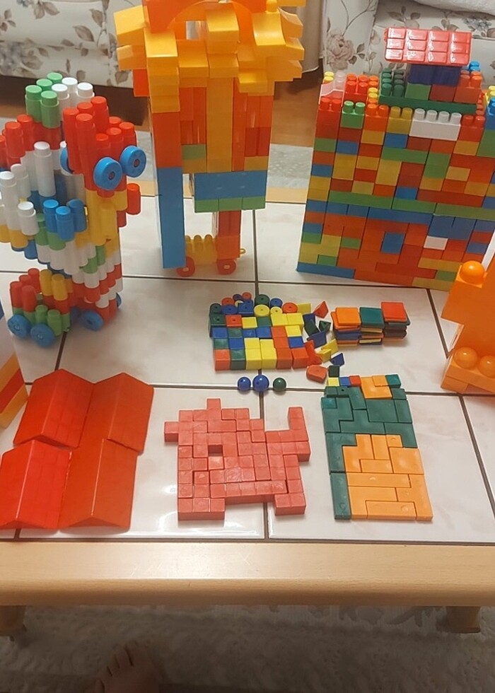 Çok parçalı lego ahşap oyuncaklar - Görsel 2