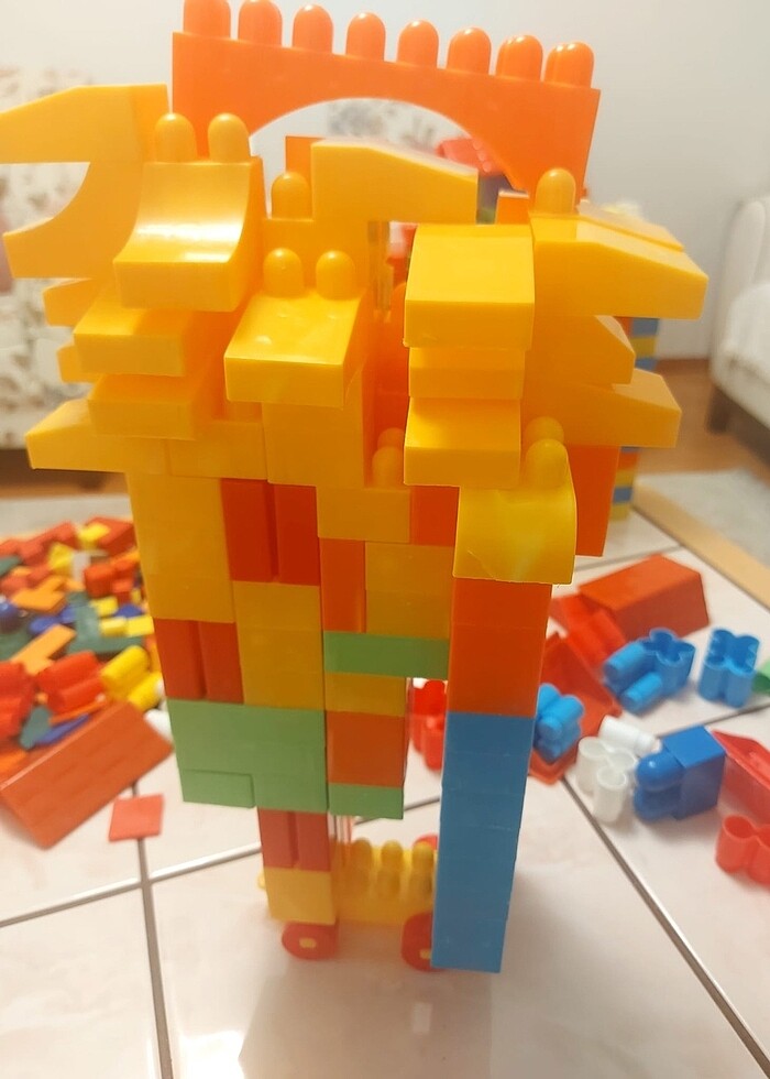 Çok parçalı lego ahşap oyuncaklar - Görsel 4