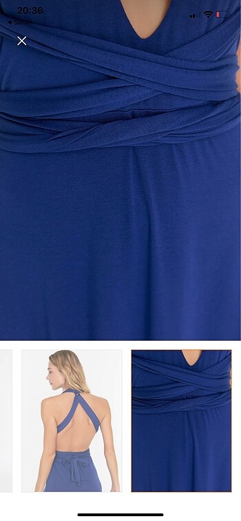 Trendyolmilla dekolteli elbise - Görsel 3