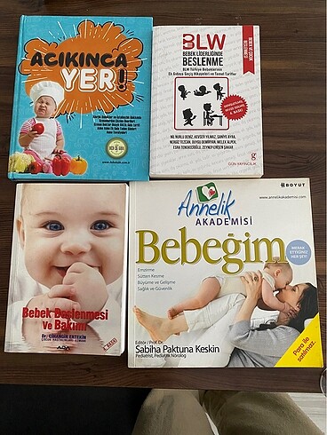 Bebek ve beslenmesine ilişkin kitaplar