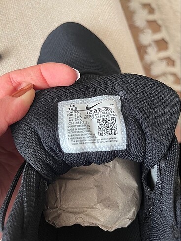 44 Beden siyah Renk Nike orijinal erkek spor ayakkabı