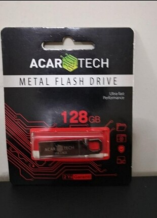 Acar Tech 128 GB Flash Disk Gümüş Renkli