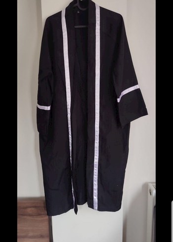 Uzun Kollu Gri Mezuniyet Elbisesi - Görsel 3