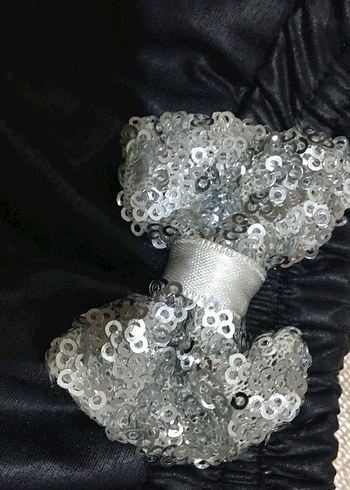 Çocuk Parlak Siyah Etek - Görsel 4