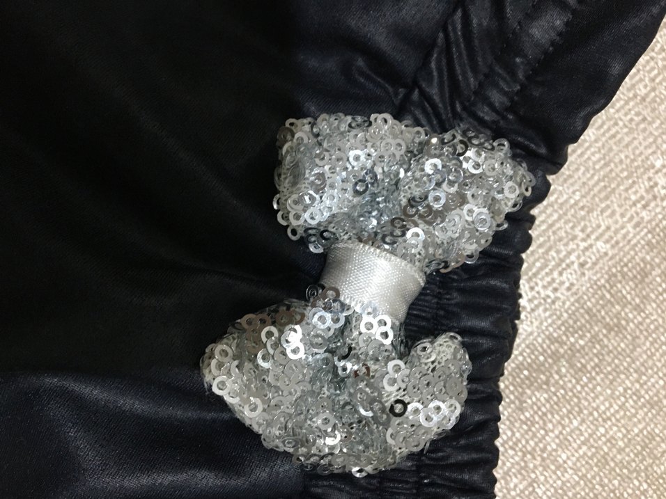 Çocuk Parlak Siyah Etek - Görsel 4