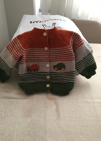 Bebek Örgü Tavşanlı Kısa Tulum - Görsel 4