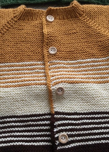 Bebek Örgü Tavşanlı Kısa Tulum - Görsel 6