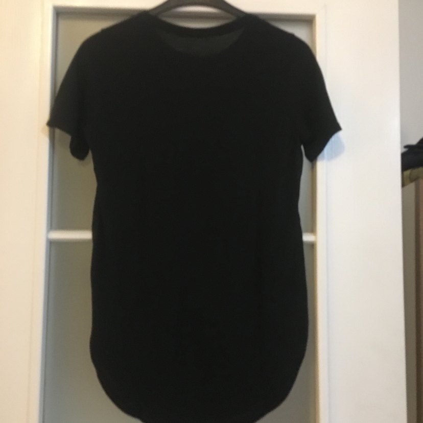 Siyah Baskılı  Bayan Tişörtü - Görsel 3