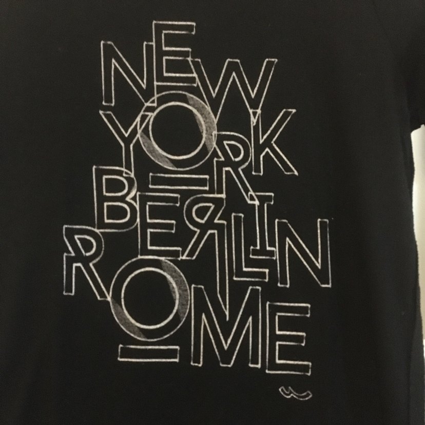 Siyah Baskılı  Bayan Tişörtü - Görsel 2