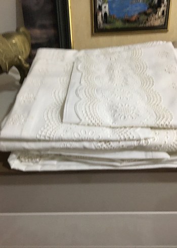 İşlemeli Fistolu Çift Kişilik Nevresim Takımı - Görsel 9