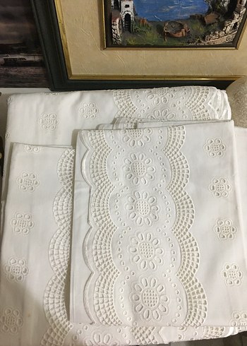 İşlemeli Fistolu Çift Kişilik Nevresim Takımı - Görsel 11