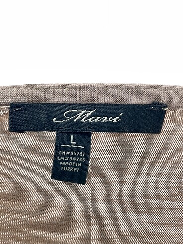 l Beden kahverengi Renk Mavi Jeans Bluz %70 İndirimli.