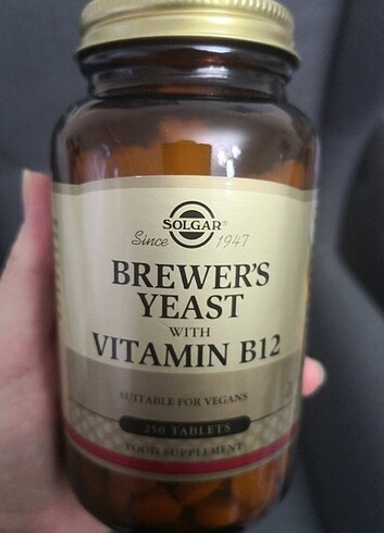 Solgar Brewes Yeast with Vitamin B12