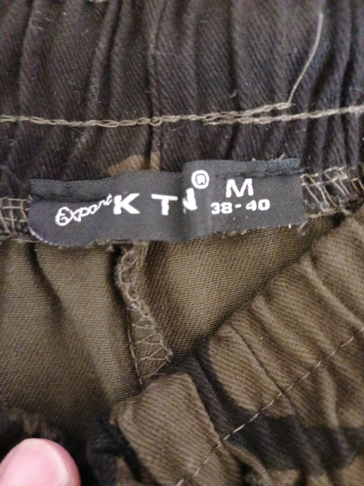 Kadın Kamuflaj Desenli  Kumaş Pantolon - Görsel 3