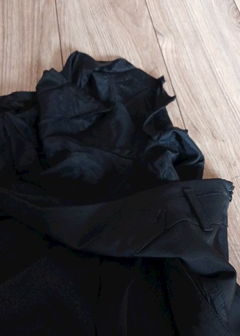 Fermuarlı Siyah Kadın Kumaş Pantolon - Görsel 7