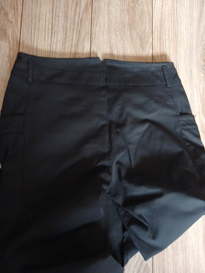 Fermuarlı Siyah Kadın Kumaş Pantolon - Görsel 5