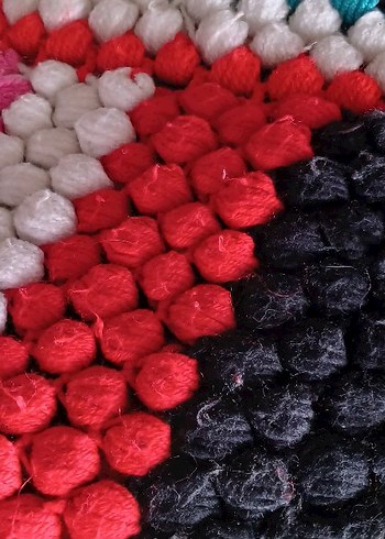 Renkli Desenli Battaniye koltuk şalı - Görsel 4