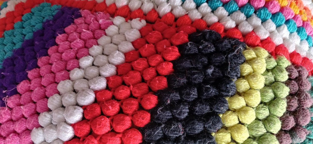 Renkli Desenli Battaniye koltuk şalı - Görsel 4