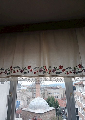 perdelik kanaviçe örtü - Görsel 6