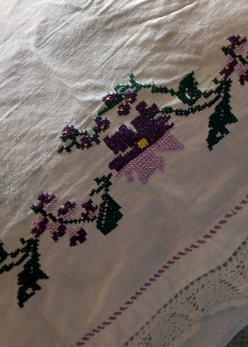 perdelik kanaviçe örtü - Görsel 2