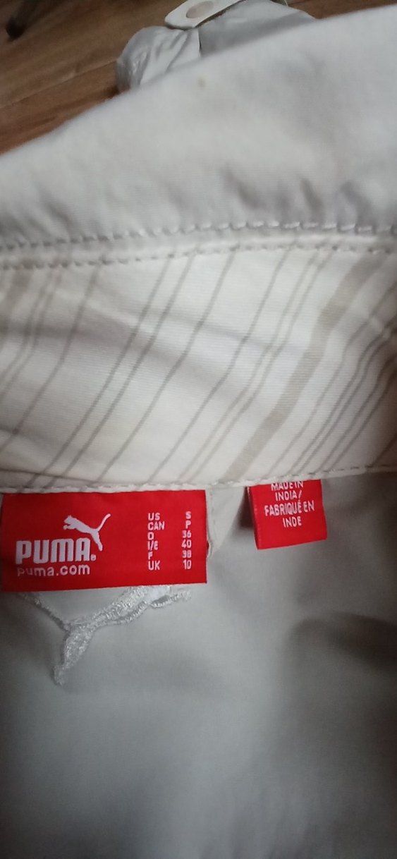 puma Düğmeli Beyaz Midi Kadın Trençkot - Görsel 5