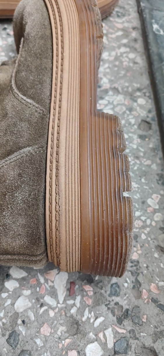 Bohem Tarz Kadın Süet Platform Topuklu Bot - Görsel 3