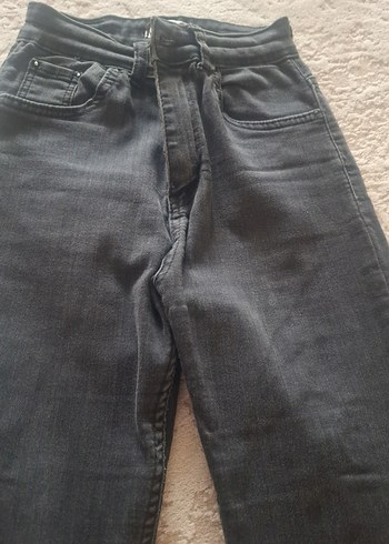 Diğer Gri Kadın Kot Pantolon, Normal Boy, Slim Fit