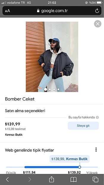 siyah bomber ceket