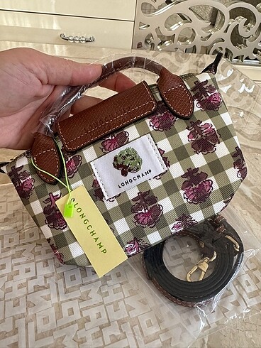 Longchamp Longchamp XS Le Pliage Pouch Gingham