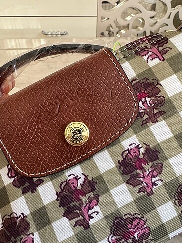 Beden Longchamp XS Le Pliage Pouch Gingham